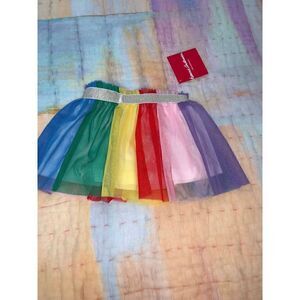 hannah andersson rainbow tutu skirt sz 60
